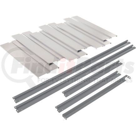 Global Industrial 581089GY Global Industrial&#8482; Additional Level For 72"W x 36"D High Capacity Rack Steel Deck - Gray