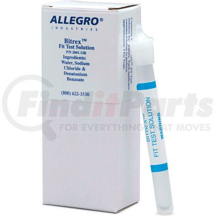 Allegro Industries 2041-12K Allegro 2041-12K Bitrex Test Solution, 6/Box