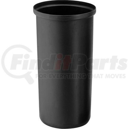 Global Industrial 262006 Global Industrial&#153; Rigid Plastic Liner For Aluminum Trash Can, 20 Gallon, Black