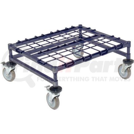Global Industrial 561958AB Nexelon&#174; Mobile Dunnage Rack 30"W x 24"D - 4 Swivel Casters, 2 W/Brakes