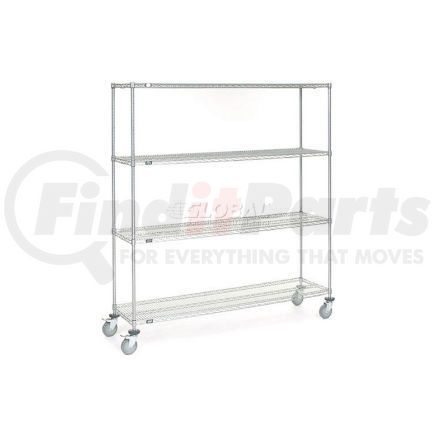 Global Industrial 168202 Nexelate&#174; Wire Shelf Truck 72x18x80 1200 Pound Capacity