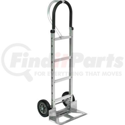 Global Industrial 168266 Global Industrial&#8482; Aluminum Hand Truck - Loop Handle - Mold-On Rubber Wheels