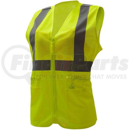 GSS Safety 7803-L/XL GSS Safety 7803, Class 2, Ladies Hi-Vis Safety Vest, Lime, L/XL