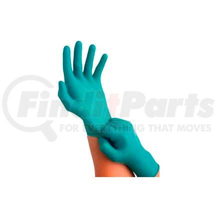 Ansell 585834 TouchNTuff&#174;92-600 Industrial Grade Nitrile Disposable Gloves, Powder-Free, Grn, 6.5-7, 100/Box