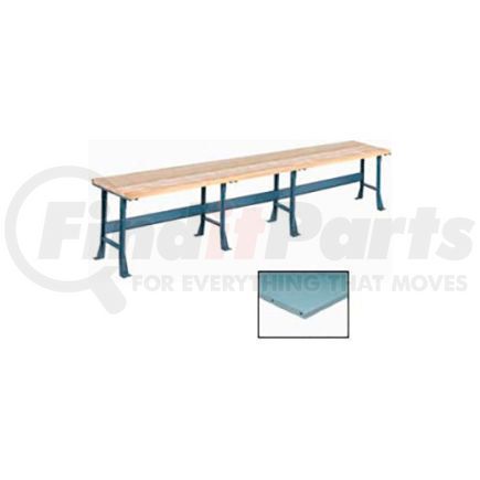 Global Industrial 500302 Global Industrial&#153; 180"W x 30"D Production Workbench - Steel Square Edge Top, 4 Legs Gray
