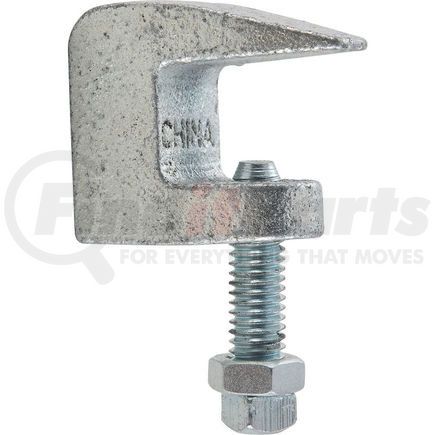 Global Industrial 713125 Global Industrial 3/8" Rod Size Beam Clamp, Electro-Galvanized Steel