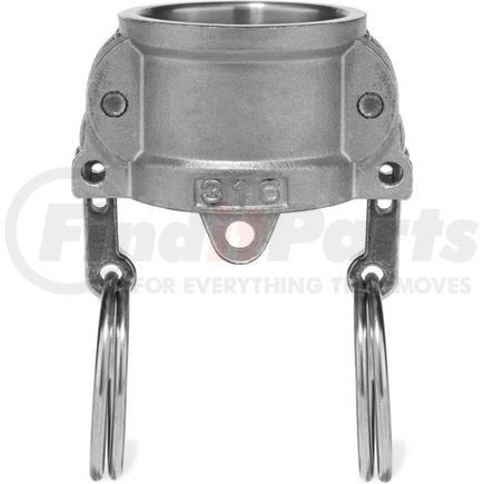 USA SEALING BULK-CGF-68 - 3/4" 316 stainless steel type dc coupler with dust cap