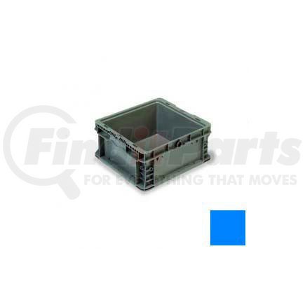 LEWIS-BINS.COM NXO1215-7-BL ORBIS Stakpak NXO1215-7 Modular Straight Wall Container, 12"L x 15"W x 7-1/2"H, Blue
