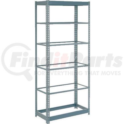 Global Industrial 255411 Global Industrial&#8482; Heavy Duty Shelving 48"W x 24"D x 60"H With 6 Shelves - No Deck - Gray