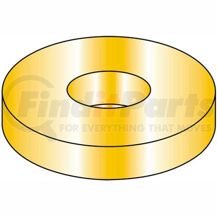 Brighton-Best 356038 Structural Flat Washer - 5/16" x 11/16" - Med. Carbon Steel - Zinc Yellow CR+6 - ASTM F436 - 1000 Pk