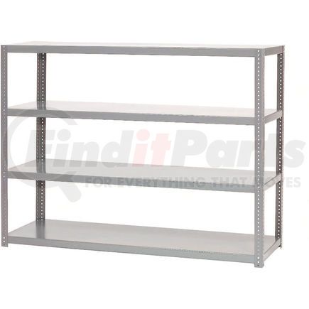 Global Industrial 236607 Global Industrial™ Extra Heavy Duty Shelving, 48"W x 18"D x 72"H, 4 Shelves, Gray