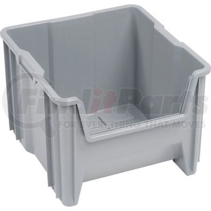 Quantum Storage Systems QGH800GY Quantum Giant Hopper Bin, 16-1/2"W x 17-1/2"D x 12-1/2"H, Gray