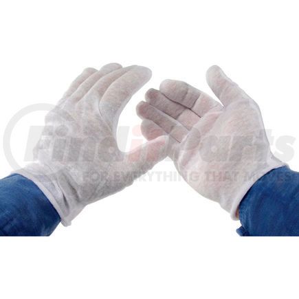 PIP Industries 97-500 PIP 97-500 Light Weight Inspection Gloves, Unhemmed, Cotton, Men's, 1-Dozen