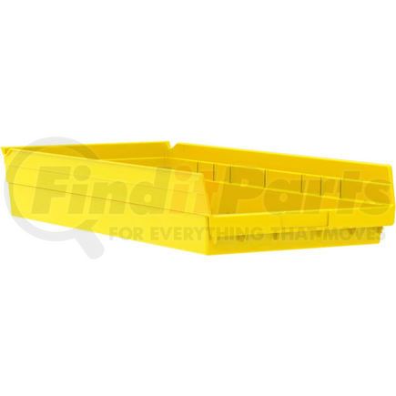 Akro Mils 30174YELLO Akro-Mils Plastic Nesting Storage Shelf Bin 30174 - 11-1/8"W x 23-5/8"D x 4"H Yellow