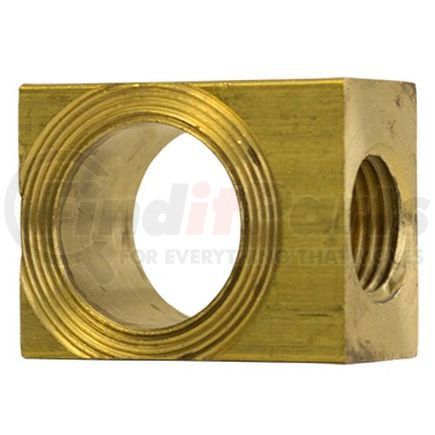 Tectran 47709-WHD Inverted Flare Fitting - Brass, 1/4 in. Inverted Seat, 19/32 in. Bolt Hole