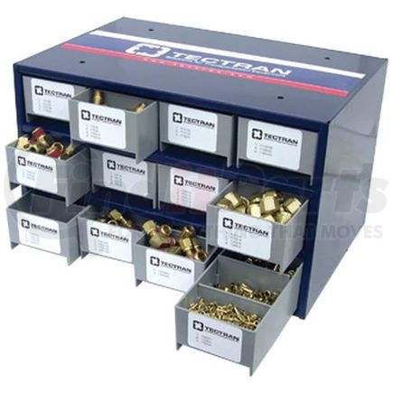 Tectran CAB9 Storage Container - 12-Drawer Section, for Brass Fittings