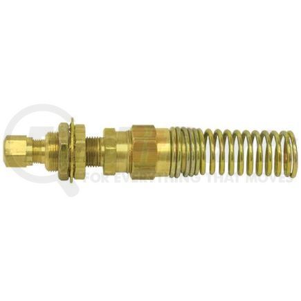 Tectran 113-6N Air Brake Air Line Fitting - 3/8 in. Tube O.D, 3/8 in. Hose I.D, 7/8 in. Mounting Hole