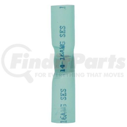 Tectran TBBS Butt Connector - Blue, 16-14 Wire Gauge, Solder and Shrink
