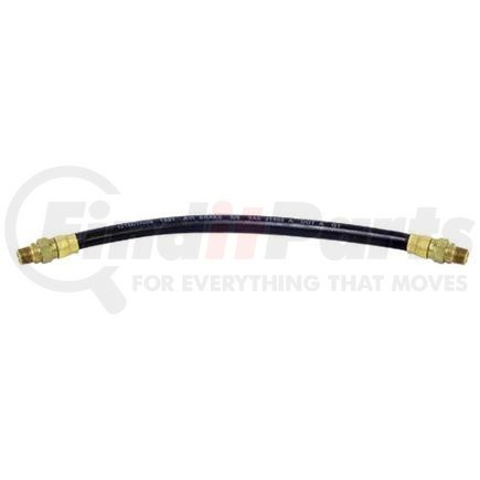Tectran 181SW16 Air Brake Hose Assembly - 16 in., 1/2 in. Hose I.D, Dual 3/8 in. Swivel Ends