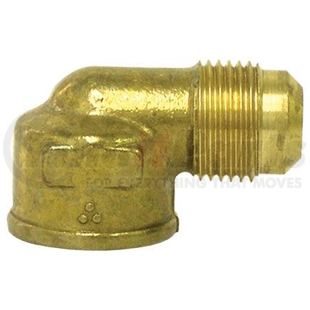 Tectran 50-4B Flare Fitting - Brass, 1/4 in. Tube Size, 1/4 in. Pipe Thread, Female Elbow
