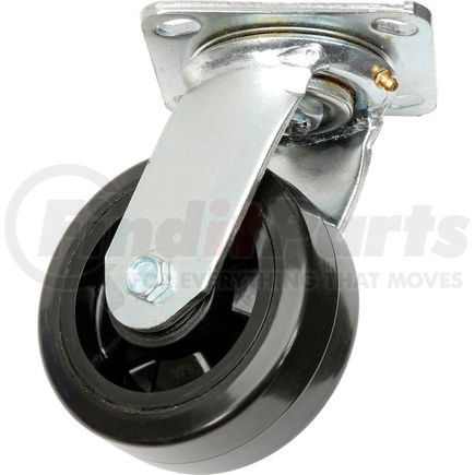 Global Industrial RP1008 Global Industrial&#8482; Replacement 5" Rubber Caster for HD & Extra HD Tilt Trucks