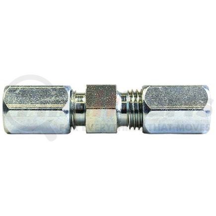 Tectran 7305-12 Compression Fitting - Steel, 3/4 inches Tube Size, Small Hex Union