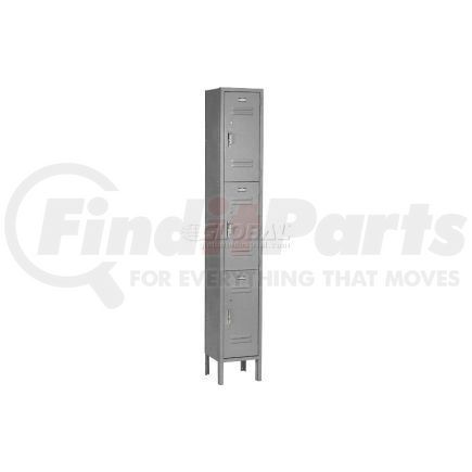 Global Industrial 238233GY Global Industrial™ Paramount® Triple Tier 3 Door Locker, 12"Wx15"Dx24"H, Gray, Assembled