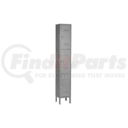 GLOBAL INDUSTRIAL 238233GY Global Industrial&#153; Paramount&#174; Triple Tier 3 Door Locker, 12"Wx15"Dx24"H, Gray, Assembled