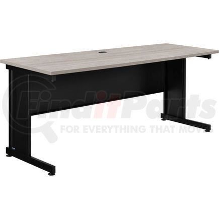 Global Industrial 240346RGY Interion&#174; 72"W Desk - Rustic Gray