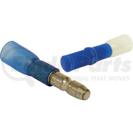 Tectran TBSP180ST Male Bullet Connector - Snap Plug, 16-14 Gauge, Blue, 0.180 Bullet, Heat Shrink
