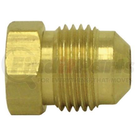 Tectran 58-4 Flare Fitting - Brass, 1/4 inches Tube Size, Seal Plug