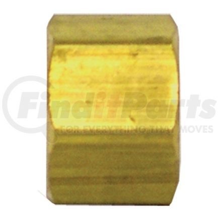 Tectran 61-4-R Compression Fitting - Brass, 1/4 inches Tube Size, Nut