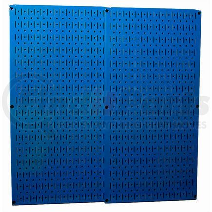 Wall Control 30-P-3232 BU Wall Control Pegboard Pack- 2 Panels, Blue Metal, 32" X 32" X 3/4"