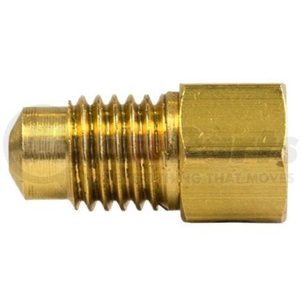 TECTRAN 47973-WHD Inverted Flare Fitting - Brass, 3/16 in., Standard Metric Bubble Adapter