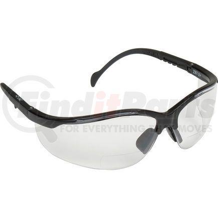 Pyramex Safety Glasses SB1810R15 V2 Readers&#174; Eyewear Clear +1.5 Lens , Black Frame