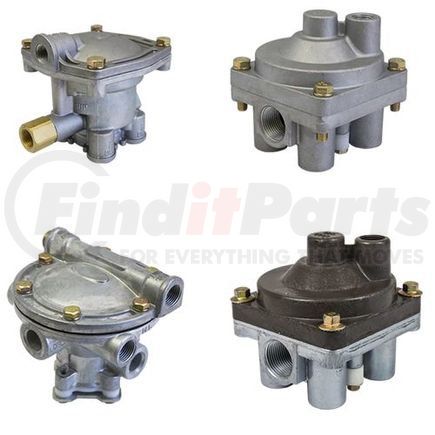 TECTRAN TV110139 Air Brake Relay Valve - Model SC, 4.5 psi, (4) 3/8 in. Delivery Ports, Ratio style