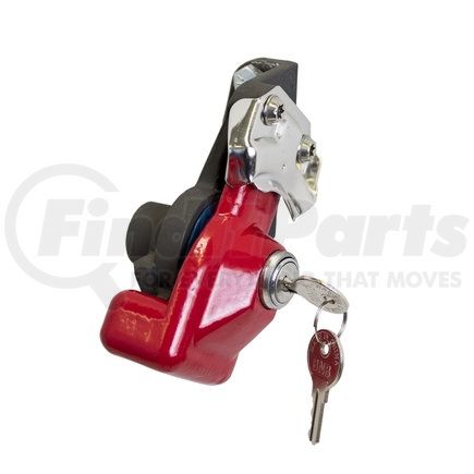 Tectran 1012LK Gladhand Lock - Red, Cast Iron, Universal Fit, with Two Keys