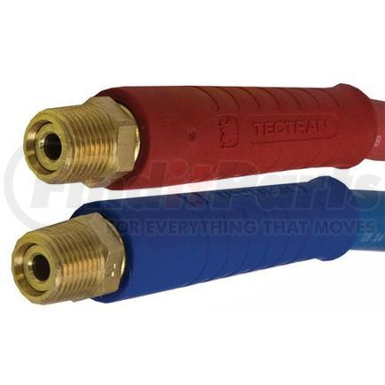 Tectran 169104 Air Brake Hose and Power Cable Assembly - 10 ft., 4-in-1 Auxiliary, Black Hose