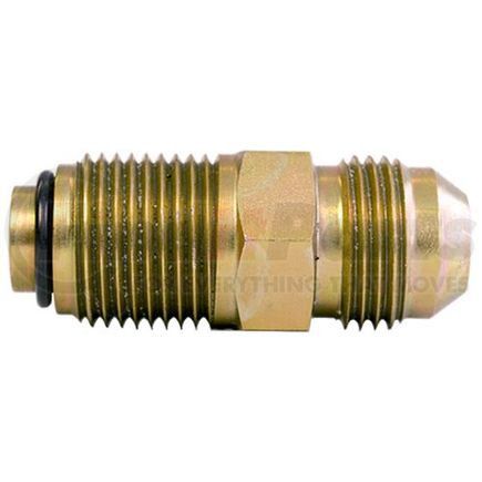 Tectran 41157-8WH Air Brake Air Line Fitting - Brass, 1/2 in. Tube, 1/2 in. Port