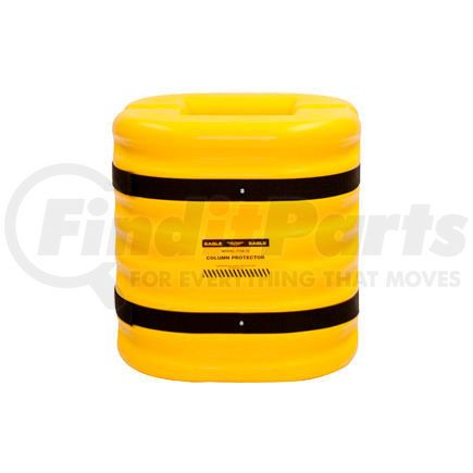 Justrite 1724-12 Eagle Column Protector, 12" Column Opening, 24" High, Yellow, 1724-12