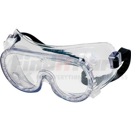 MCR Safety 2235R MCR Safety 2235R Chemical Splash Safety Goggles, Indirect Vent, Rubber Strap, Clear AF Lens