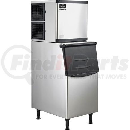 GLOBAL INDUSTRIAL 243031 Nexel&#174; Modular Ice Machine With Storage Bin, Air Cooled, 350 Lb. Production/24 Hrs.