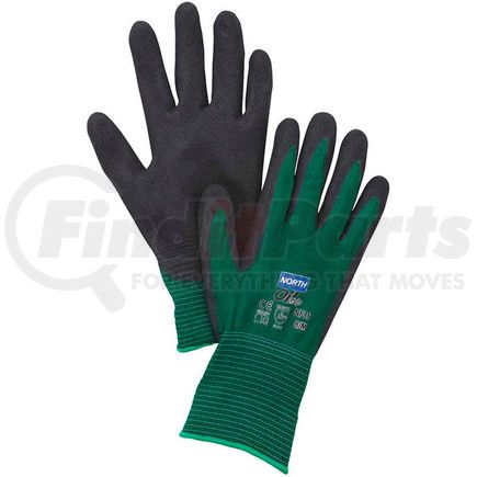 NORTH SAFETY NF35/7S North&#174; Flex Oil Grip&#153; Nitrile Coated Gloves, North Safety NF35/7S, Green, 1 Pair
