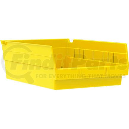 Akro Mils 30150YELLO Akro-Mils Plastic Nesting Storage Shelf Bin 30150 - 8-3/8"W x 11-5/8"D x 4"H Yellow