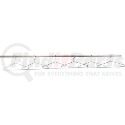 Global Industrial 651262 Interion&#174; Chrome Plated Hangers - Pkg Of 6
