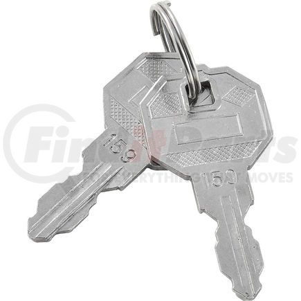 GLOBAL INDUSTRIAL RP9909 Replacement Keys For Outer Door of Global Industrial&#153; Narcotics Cabinet 436953, 2pcs Key# 159