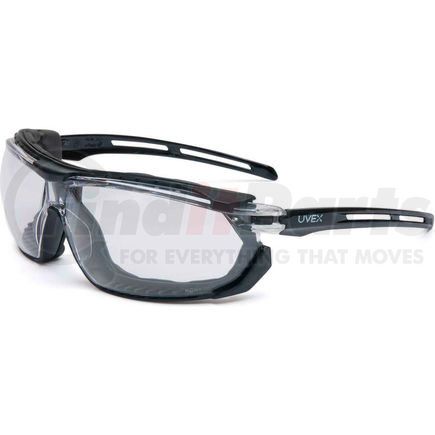 North Safety S4040 Uvex&#174; Tirade S4040 Safety Glasses, Black Frame, Clear Lens, Anti-Fog