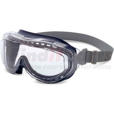 North Safety S3400HS Uvex&#174; Flexseal Hydroshield OTG, Navy Frame, Clear Lens, Scratch-Resistant, Anti-Fog