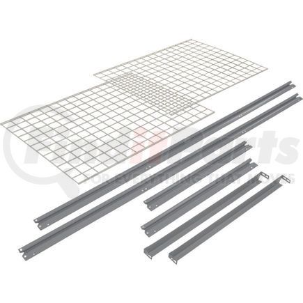Global Industrial 581105GY Global Industrial&#8482; Additional Level For 96"W x 48"D High Capacity Rack Wire Deck - Gray