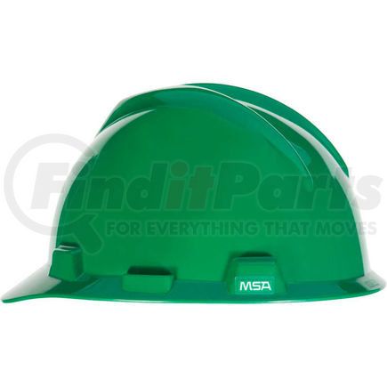 MSA 475362 MSA V-Gard&#174; Hard Hats, Front Brim, Fas-Trac&#174; Suspension, Green, 475362